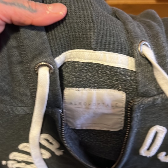 Aeropostal full zip up sweatshirt jacket size large - Picture 3 of 5